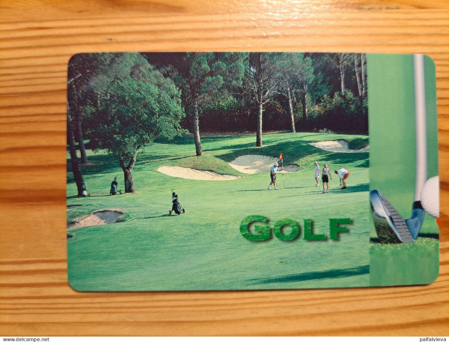Phonecard Germany A 01 02.02. Golf  6.000 Ex. - A + AD-Series : D. Telekom AG Advertisement
