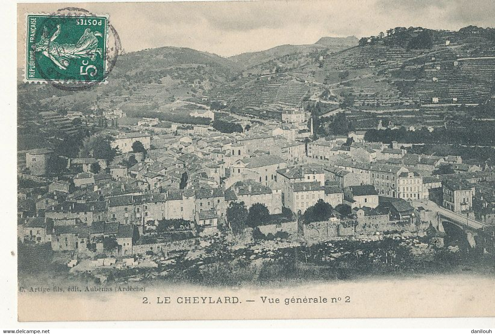 07 // LE CHEYLARD   Vue Générale N° 2 - Le Cheylard