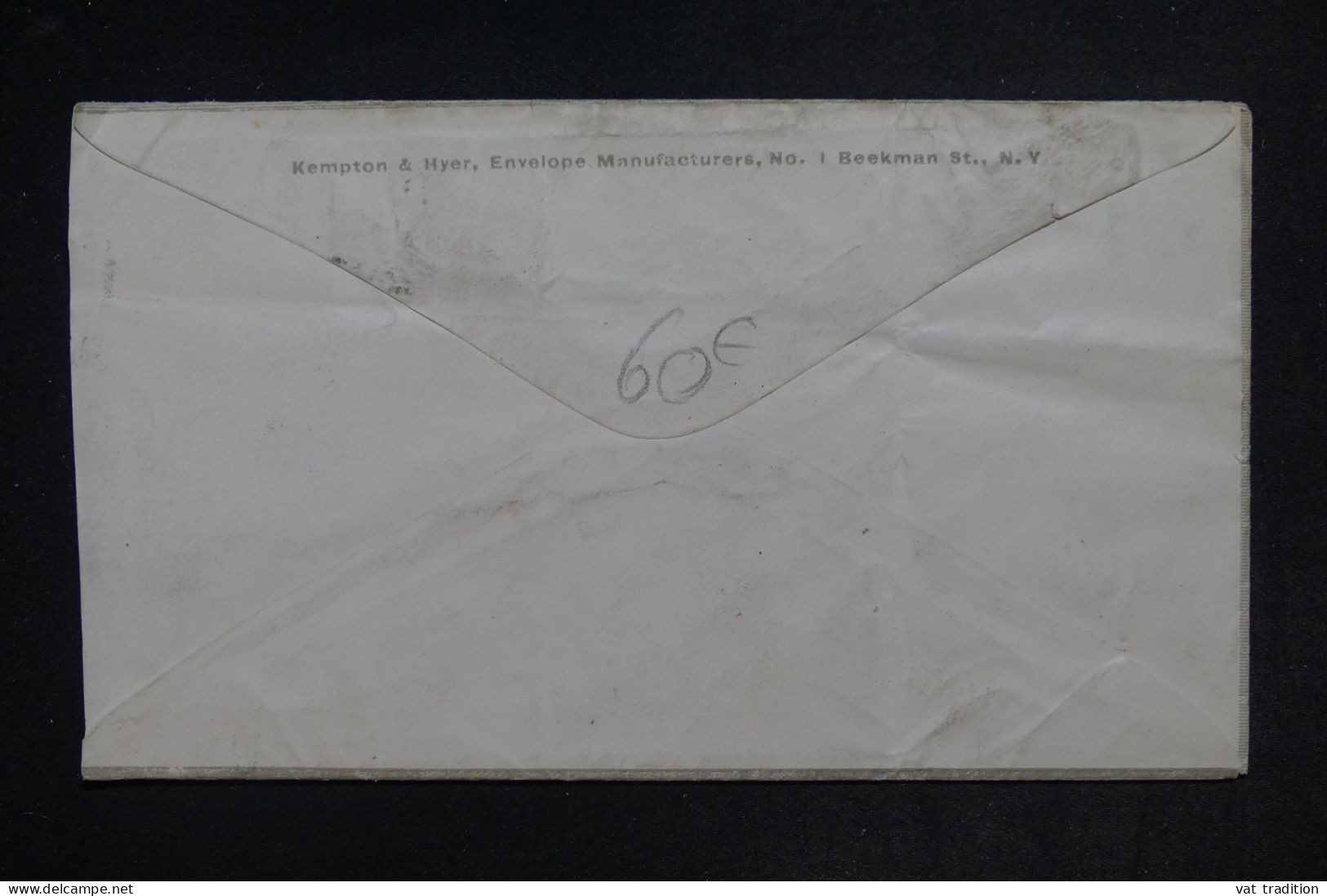 ETATS UNIS -Enveloppe Commerciale De New York - L 152418 - Brieven En Documenten