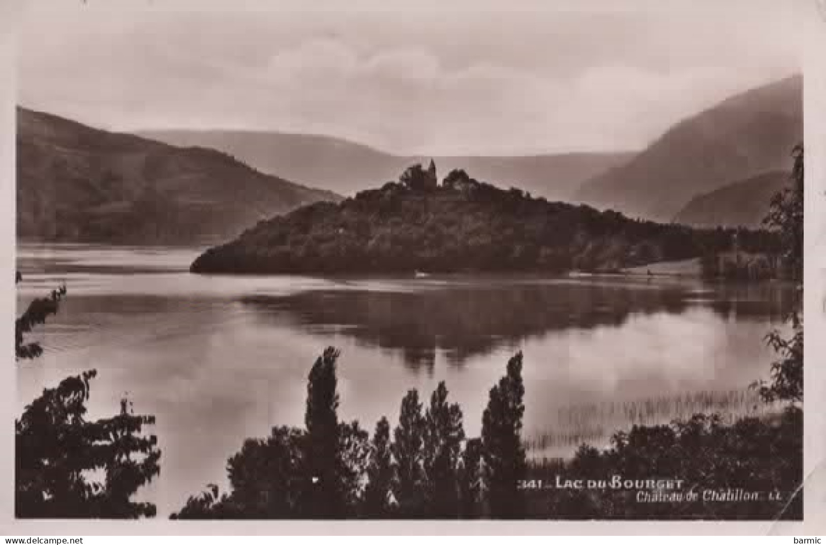 LAC DU BOURGET, CHATEAU DE CHATILLON  REF 16083 - Le Bourget Du Lac
