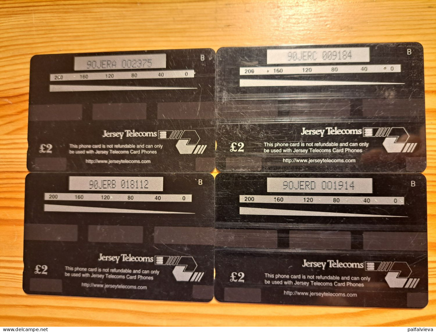 Phonecard Set Jersey 90JERA-D - Cow - [ 7] Jersey Und Guernsey