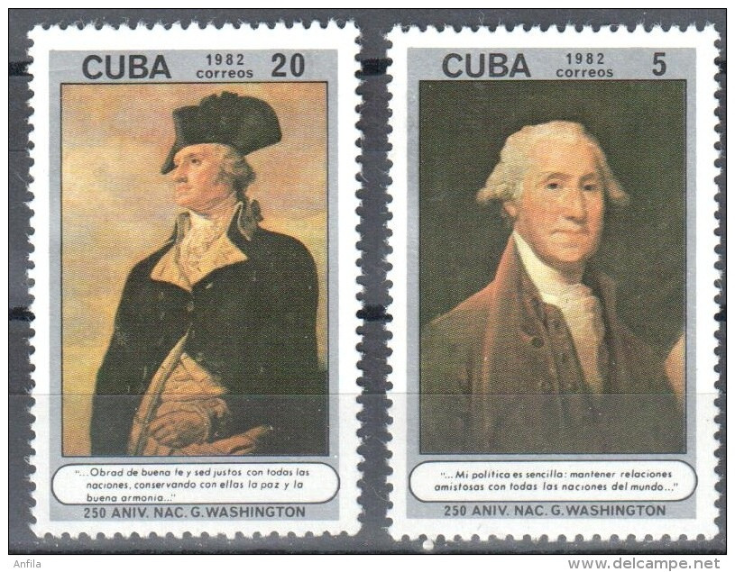 Cuba 1982- Art. Painting Gemalde   Mi.2705-2706 MNH (**) - Nuevos