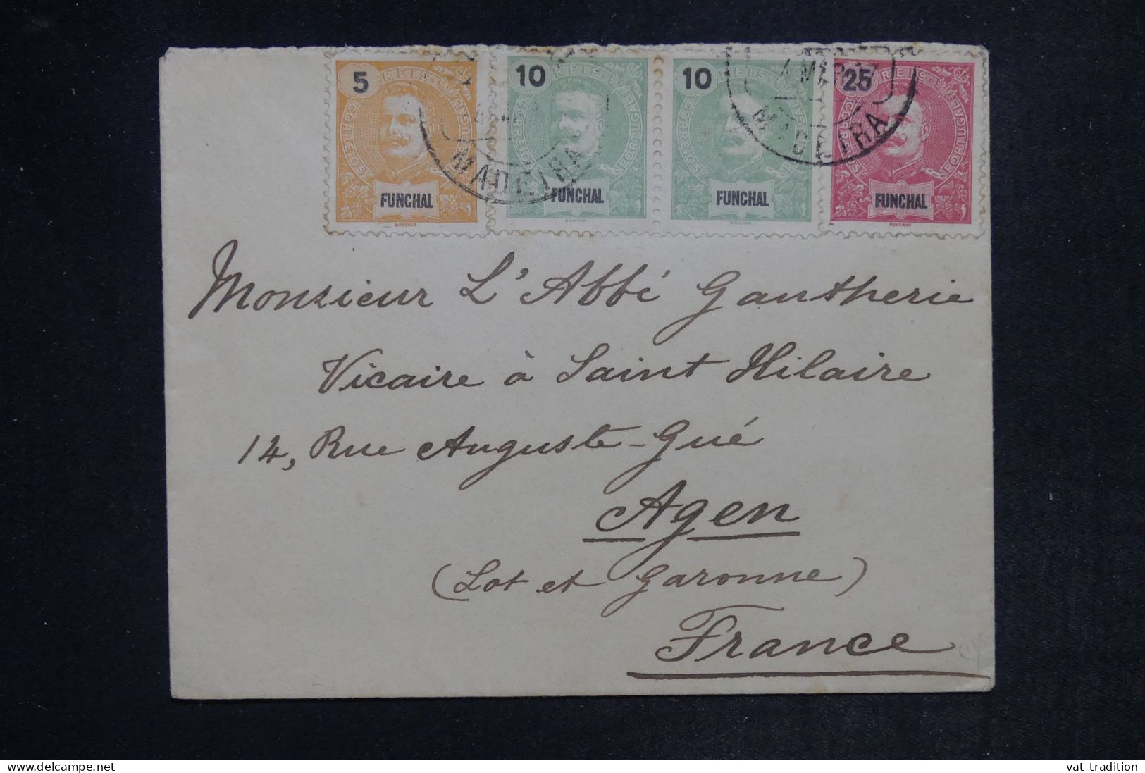 FUNCHAL - Enveloppe Pour La France En 1907 - L 152420 - Funchal