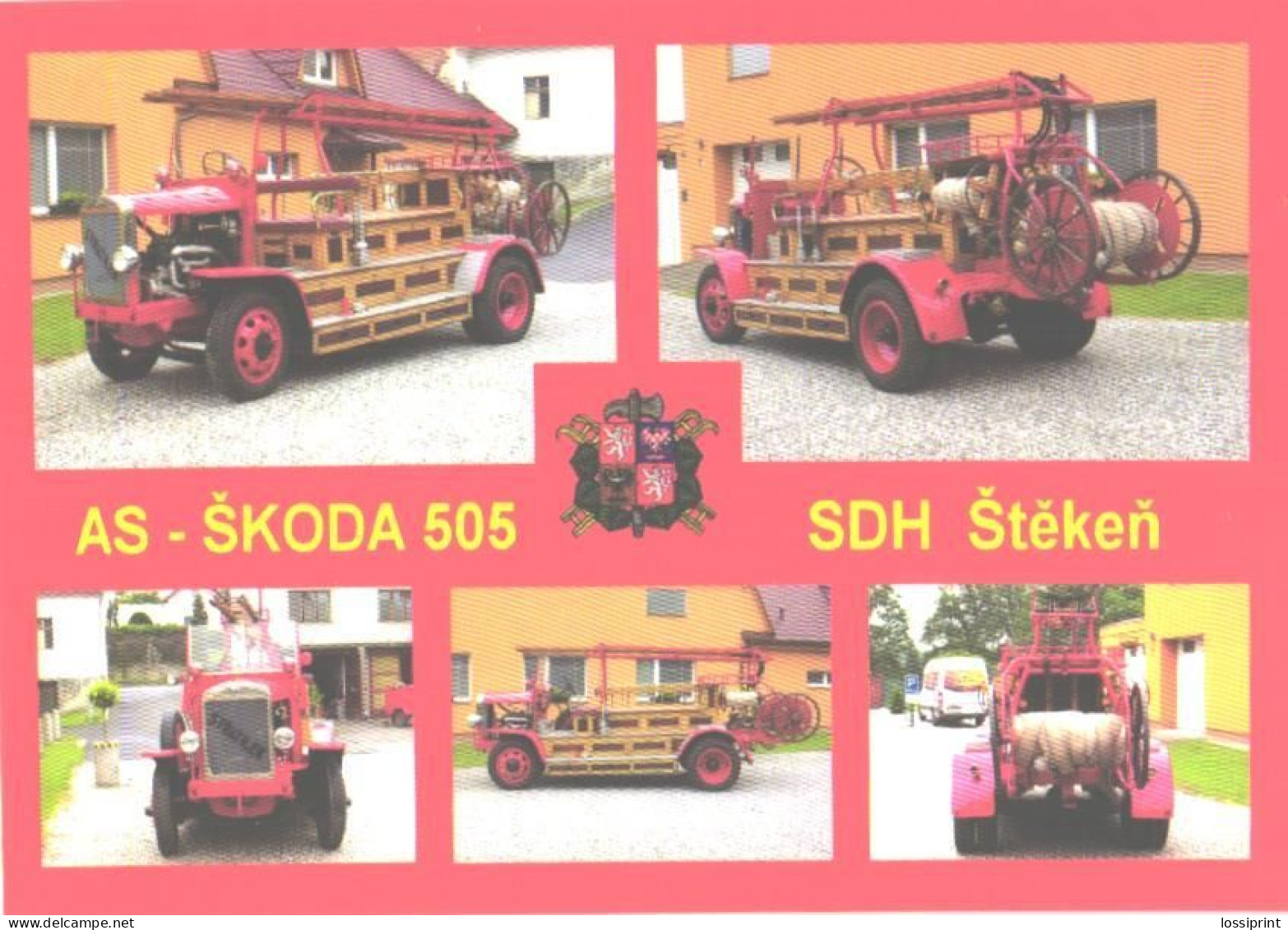 Fire Engine AS-Škoda 505, SDH Šteken - Camions & Poids Lourds
