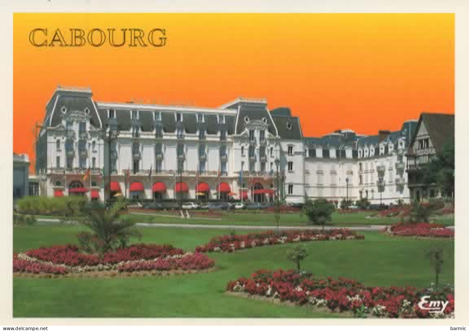 CABOURG, LES JARDINS DU CASINO ET LE GRAND HOTEL COULEUR  REF 16088 - Cabourg