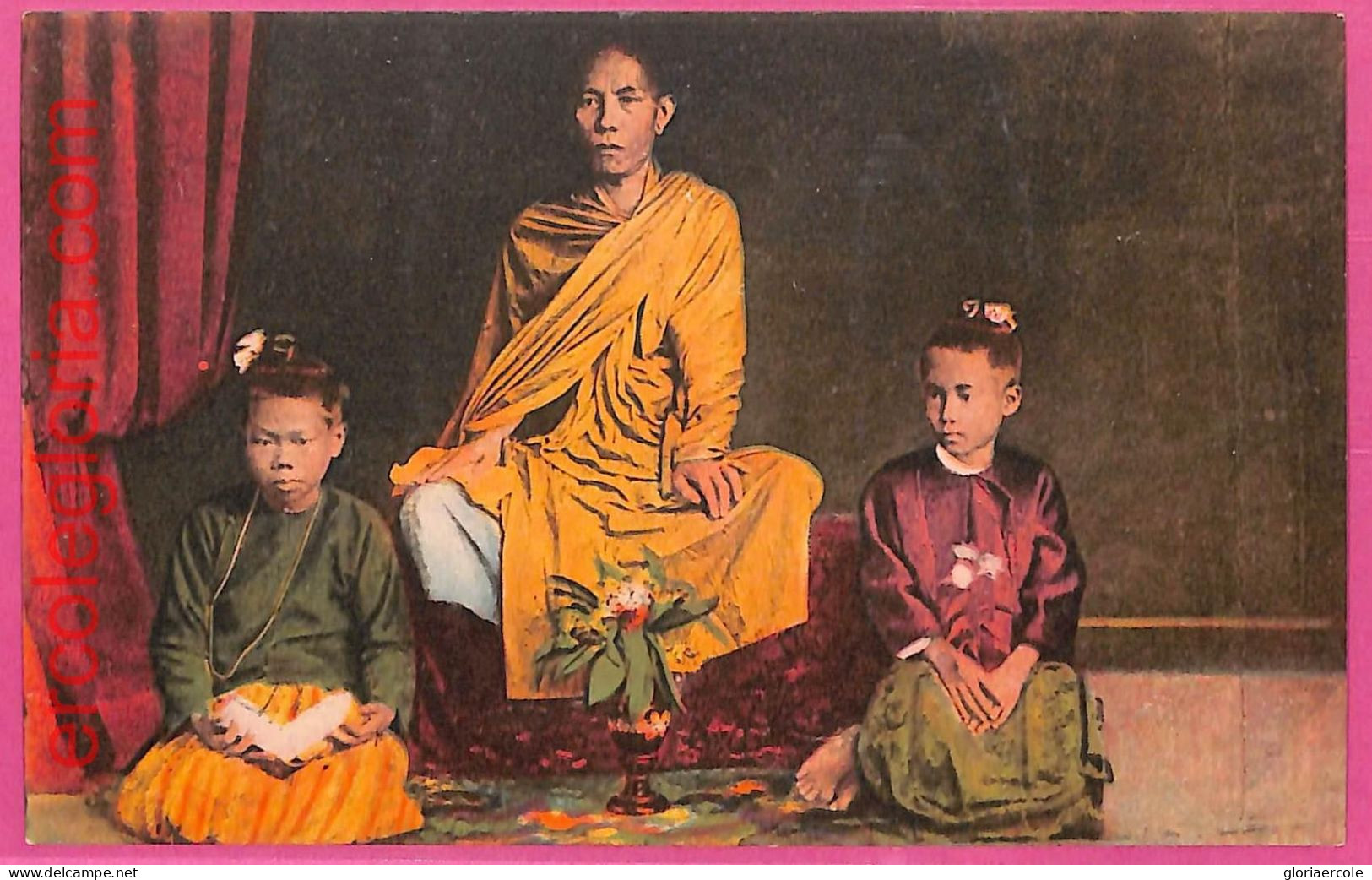 Af9302 - MYANMAR  Burma   -  VINTAGE POSTCARD - Costumes - Myanmar (Burma)