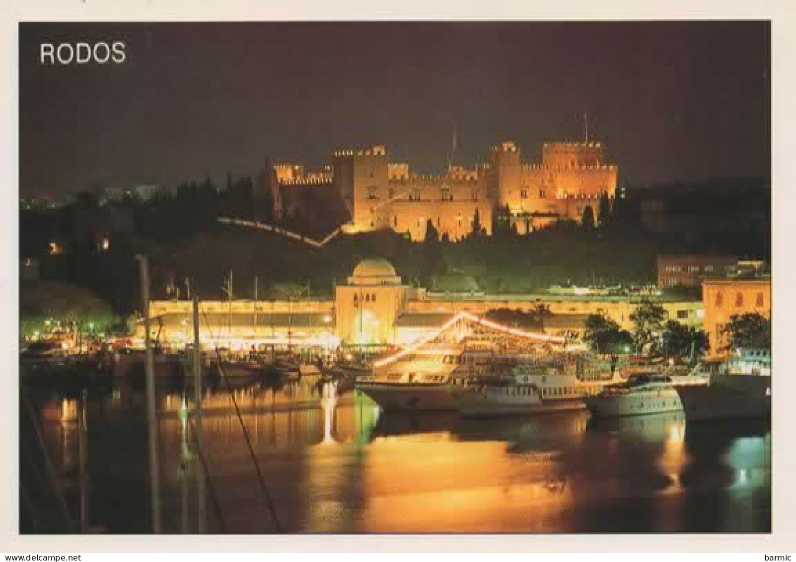 RODOS, VUE DE NUIT  COULEUR  REF 16089 - Griechenland