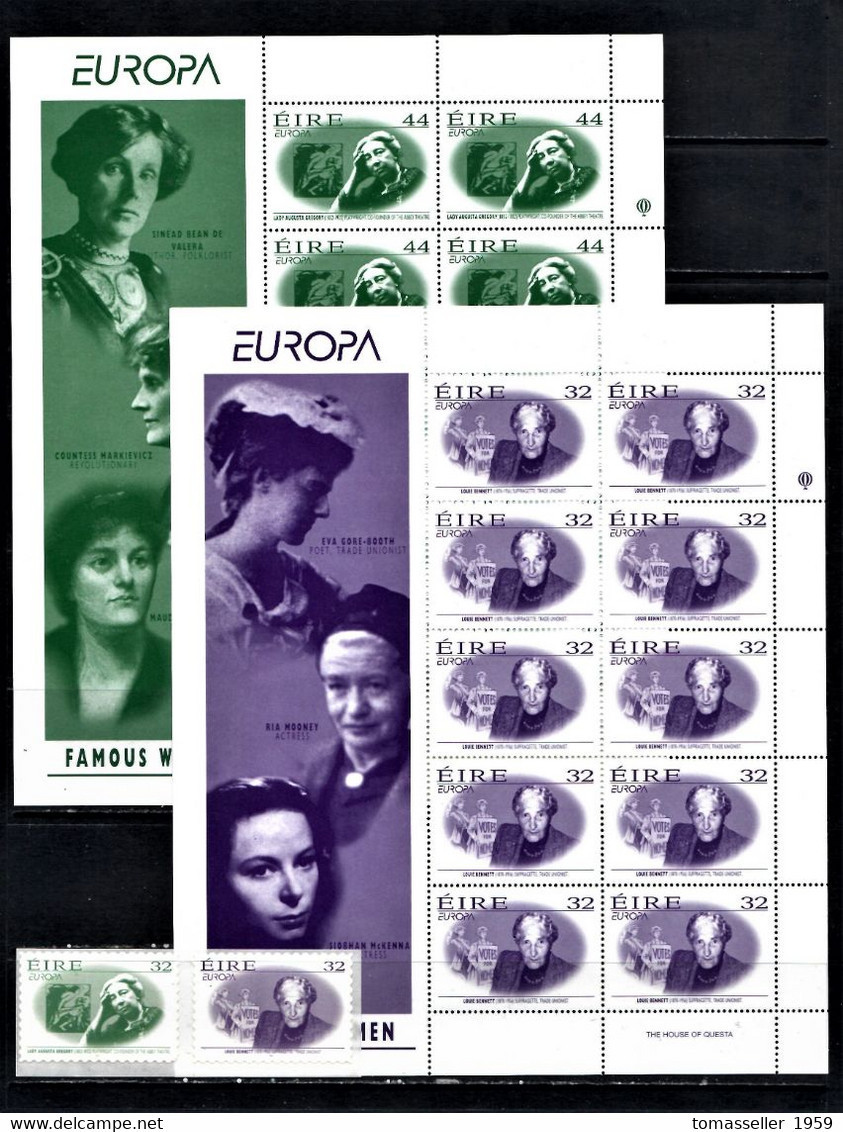 Ireland-1996 Full Year Set ( Stamps.+ S/s+booklets) -  26 Issues.MNH - Komplette Jahrgänge