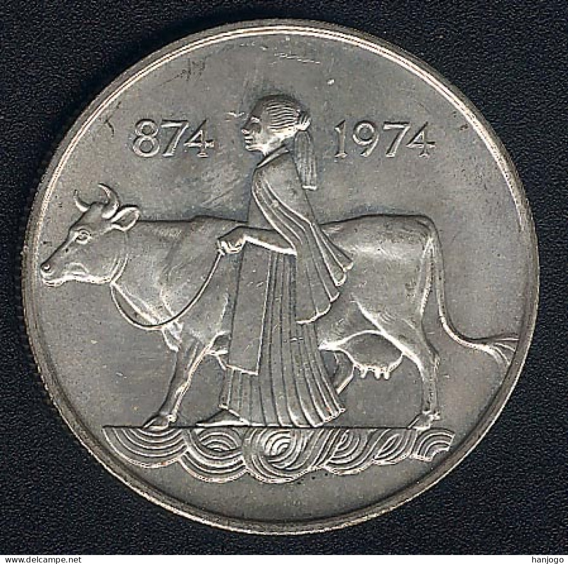 Island, 500 Kronur 1974, Silber, UNC - Islande