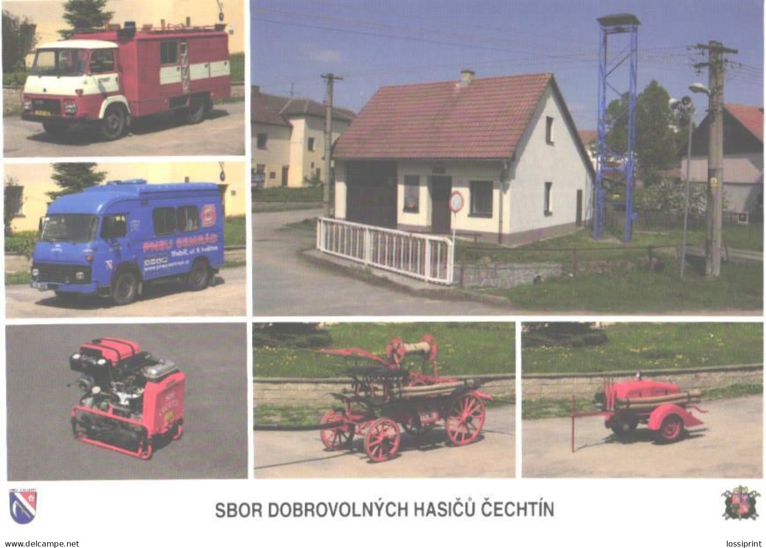 Fire Engines From Cechtin Fire Depot - Vrachtwagens En LGV