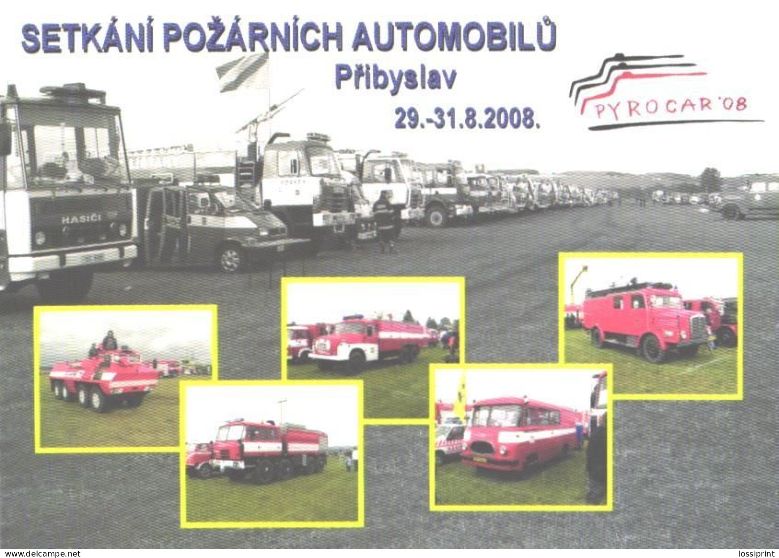 Fire Engines Exhibition In Pribyslav 2008 - Camión & Camioneta