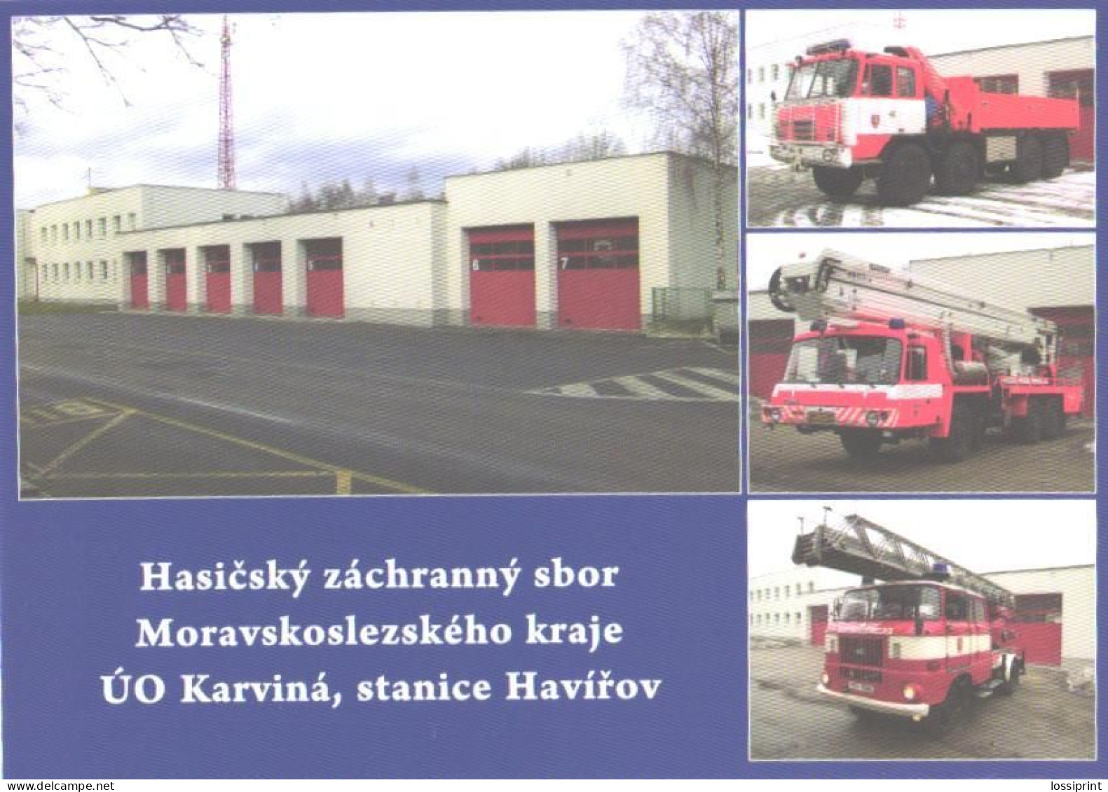 Fire Engines From Havirov Fire Depot - Transporter & LKW