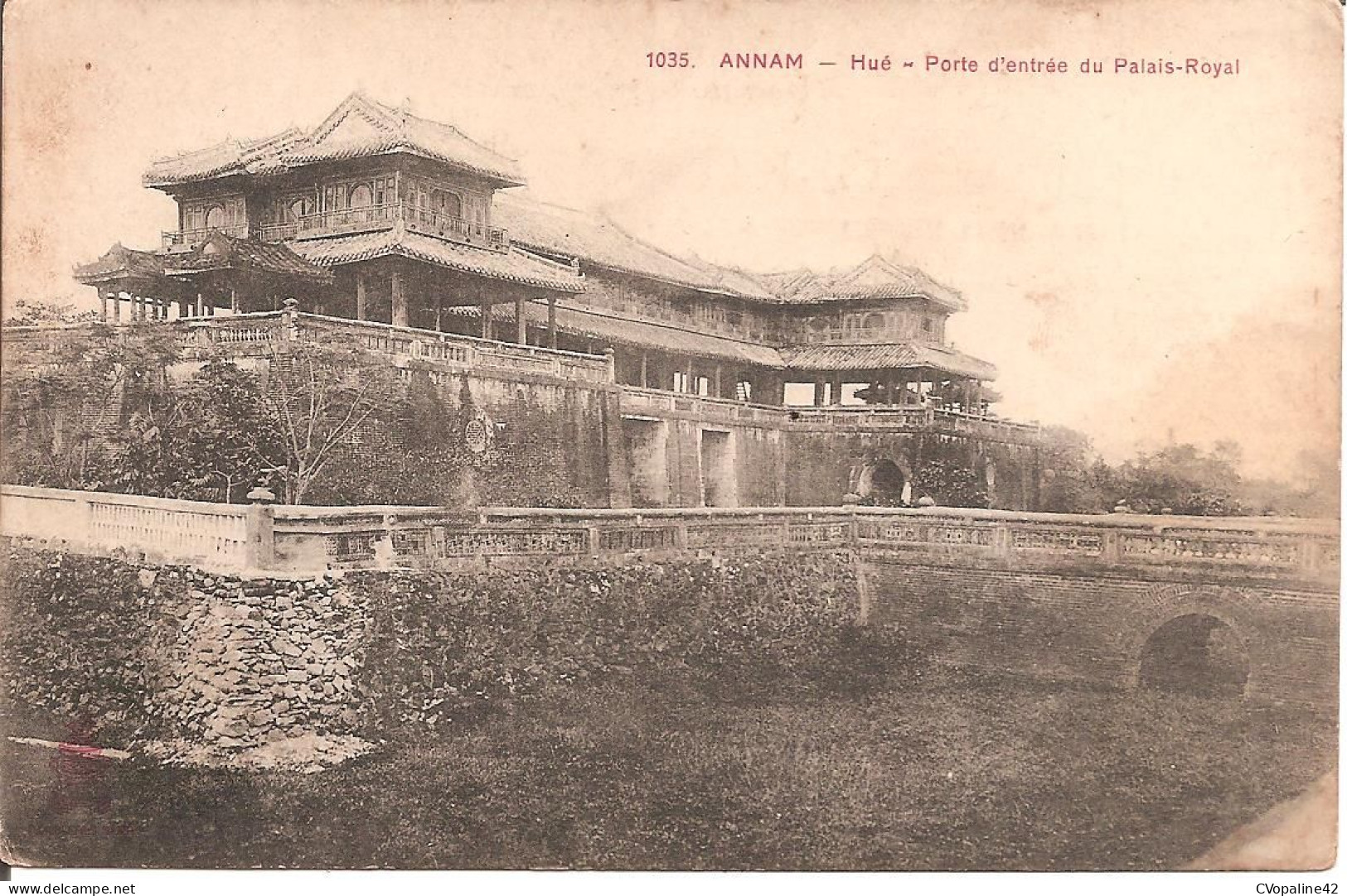 ANNAM - HUE - Porte D'Entrée Du Palais-Royal - Vietnam