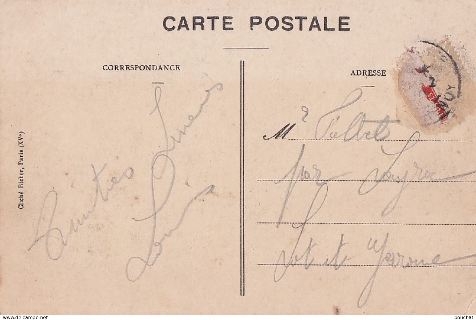 C11-75) PARIS -  LE XV ° ARRONDISSEMENT INONDE - JANVIER 1910 - LA RUE DE LA CONVENTION -  RUE ST CHARLES - ( 2 SCANS ) - Distrito: 15