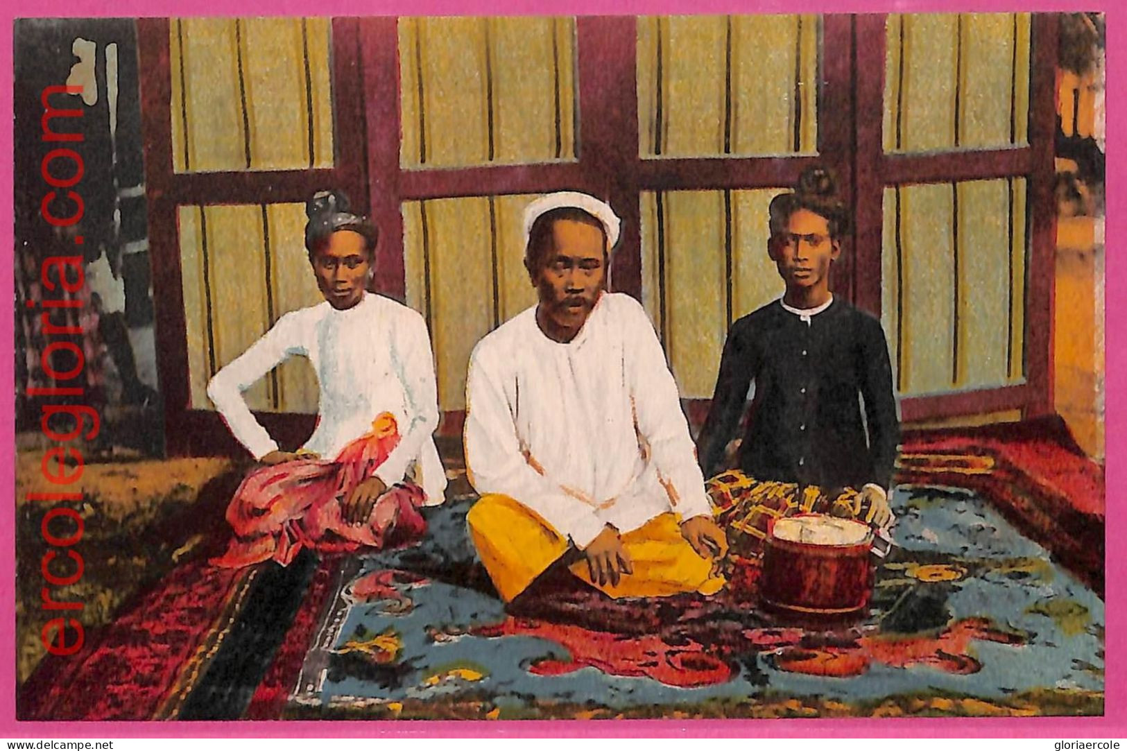 Af9308 - MYANMAR  Burma  -  VINTAGE POSTCARD - Ethnic, Costumes - Myanmar (Burma)
