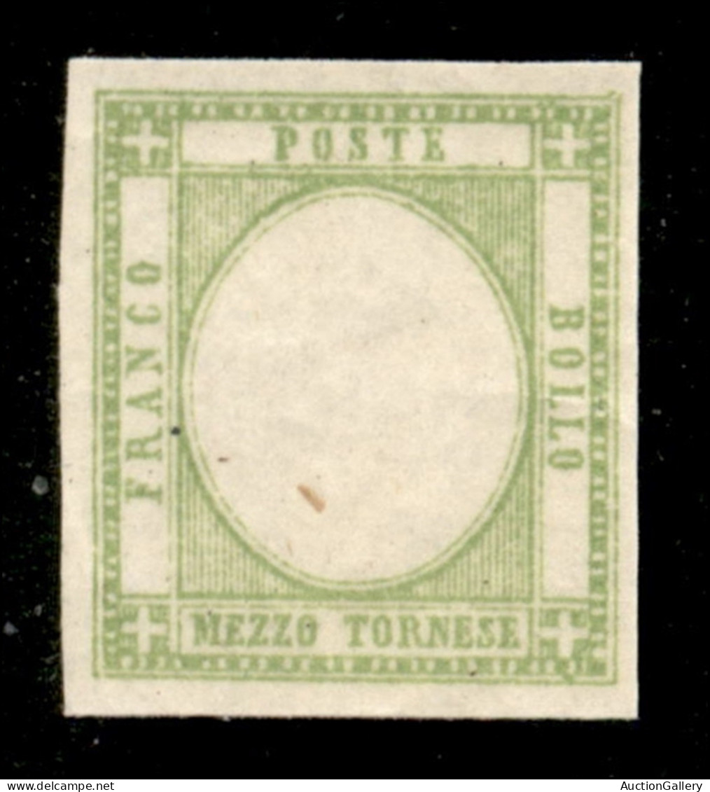Antichi Stati Italiani - Napoli - Province Napoletane - 1861 - Prove - Mezzo Tornese (17ala) Gommato Al Recto  Senza Eff - Other & Unclassified