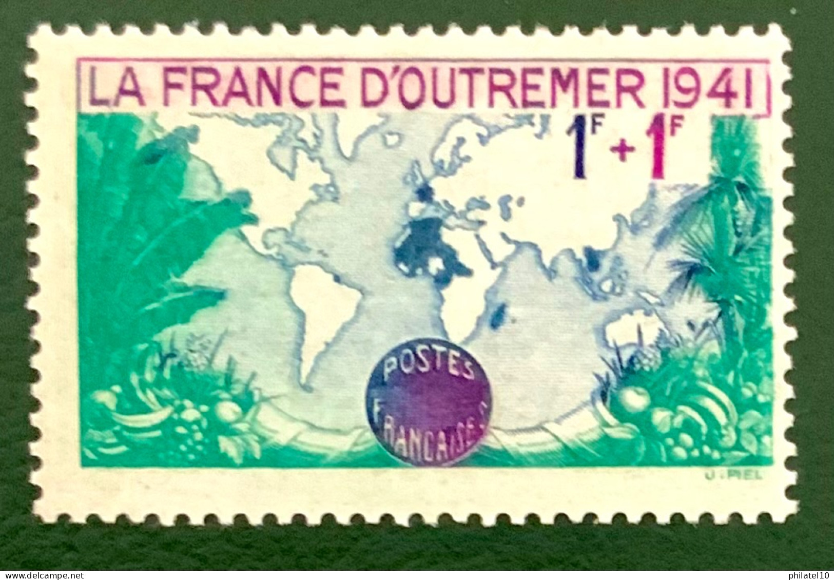 1941 FRANCE N 503 LA FRANCE D’OUTRE-MER - NEUF** - Unused Stamps