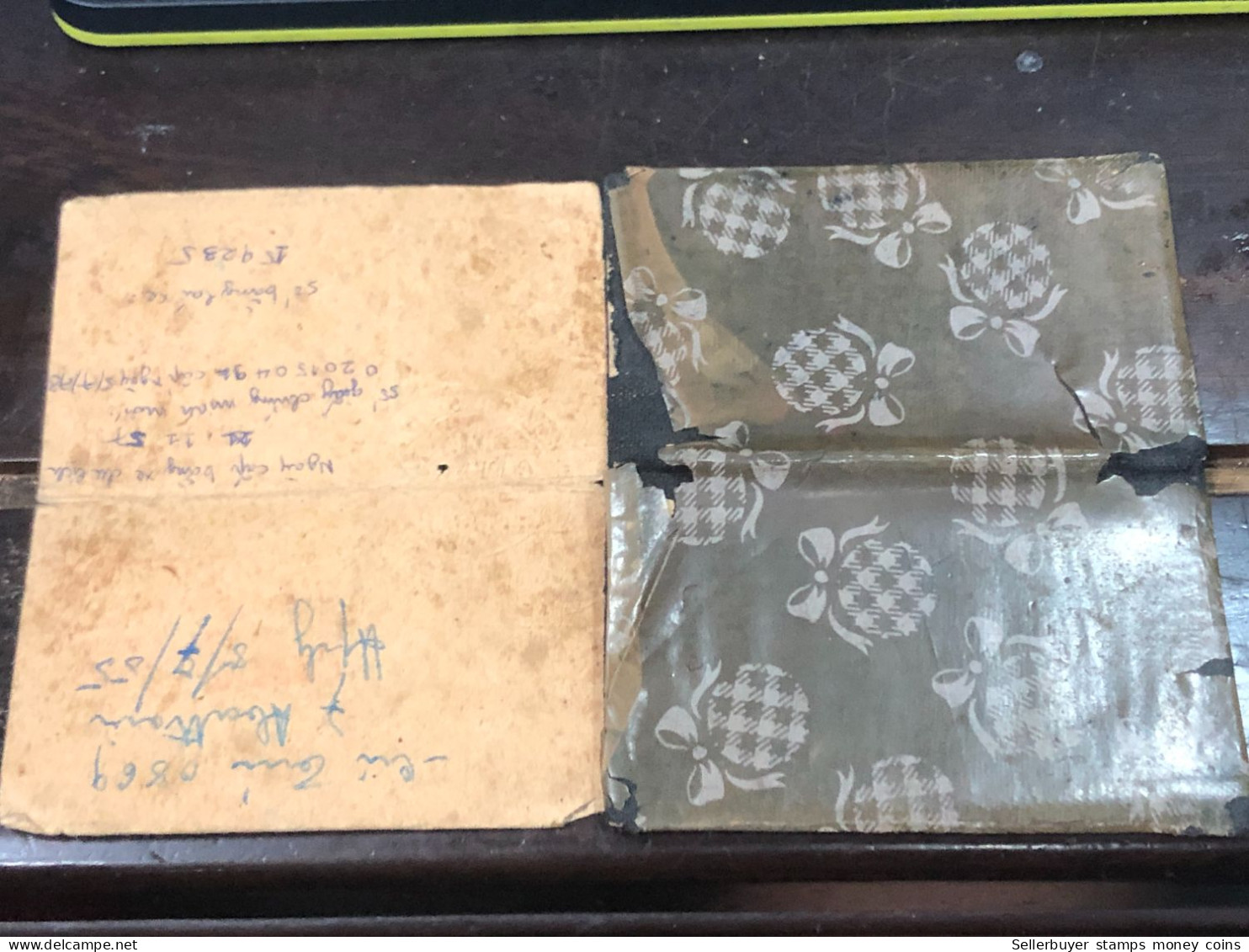 VIET NAM-OLD-ID PASSPORT INDO-CHINA-name-CAO VAN HUY-1951-1pcs Book - Sammlungen