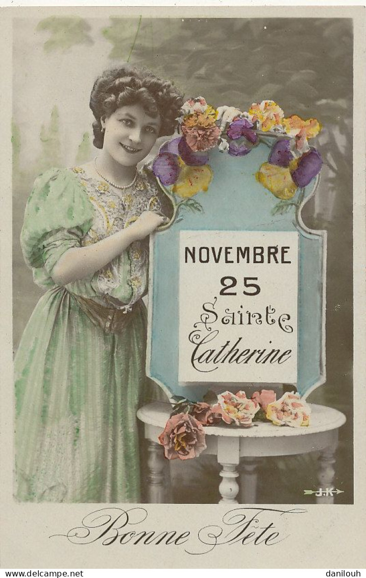 SAINTE CATHERINE   Novembre 25 / Bonne Fete - Santa Caterina