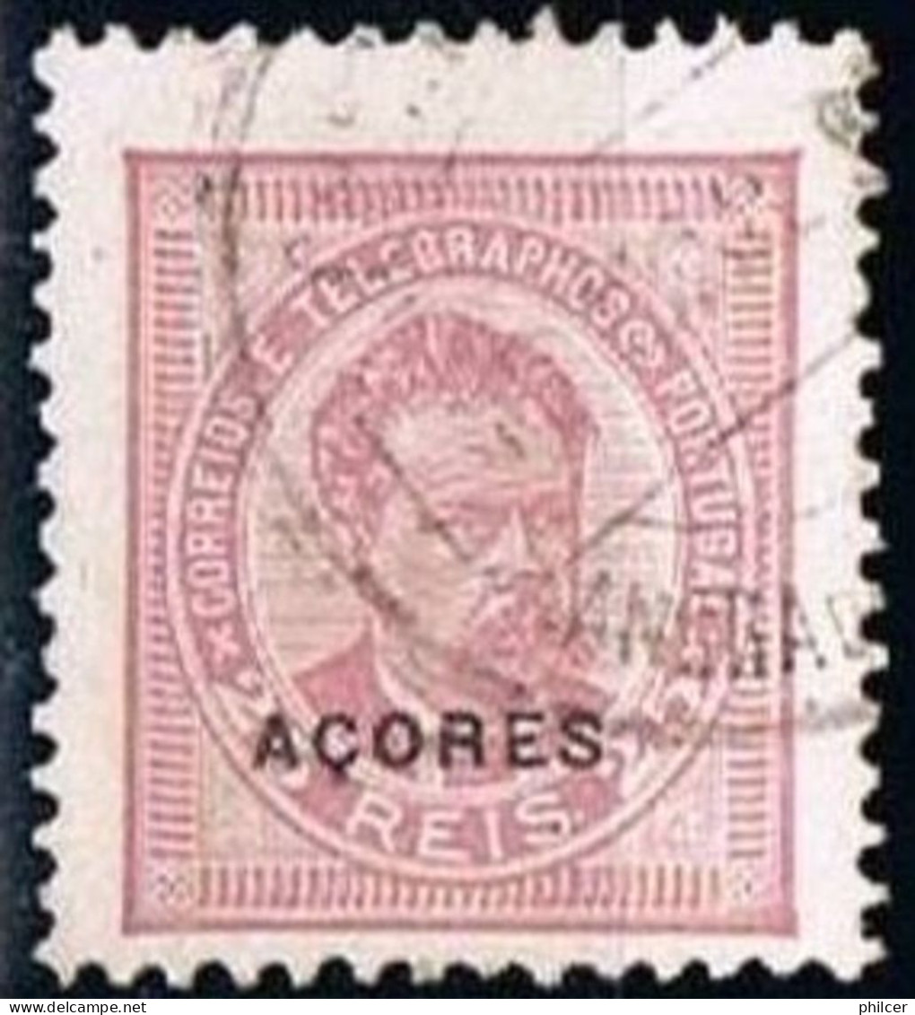 Açores, 1884/7, # 54 Dent. 11 3/4x12, Used - Azores
