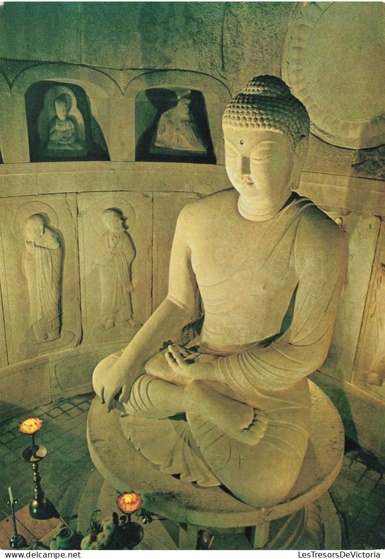 COREE DU SUD - Buddhistic Images Sokkuram Cave Temple - Statue- Carte Postale - Corea Del Sur