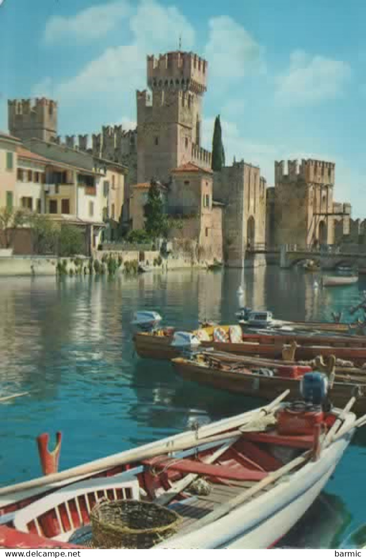 LAC DE GARDE, SIRMIONE, CHATEAU SCALIGERP  COULEUR  REF 16093 - Otros & Sin Clasificación