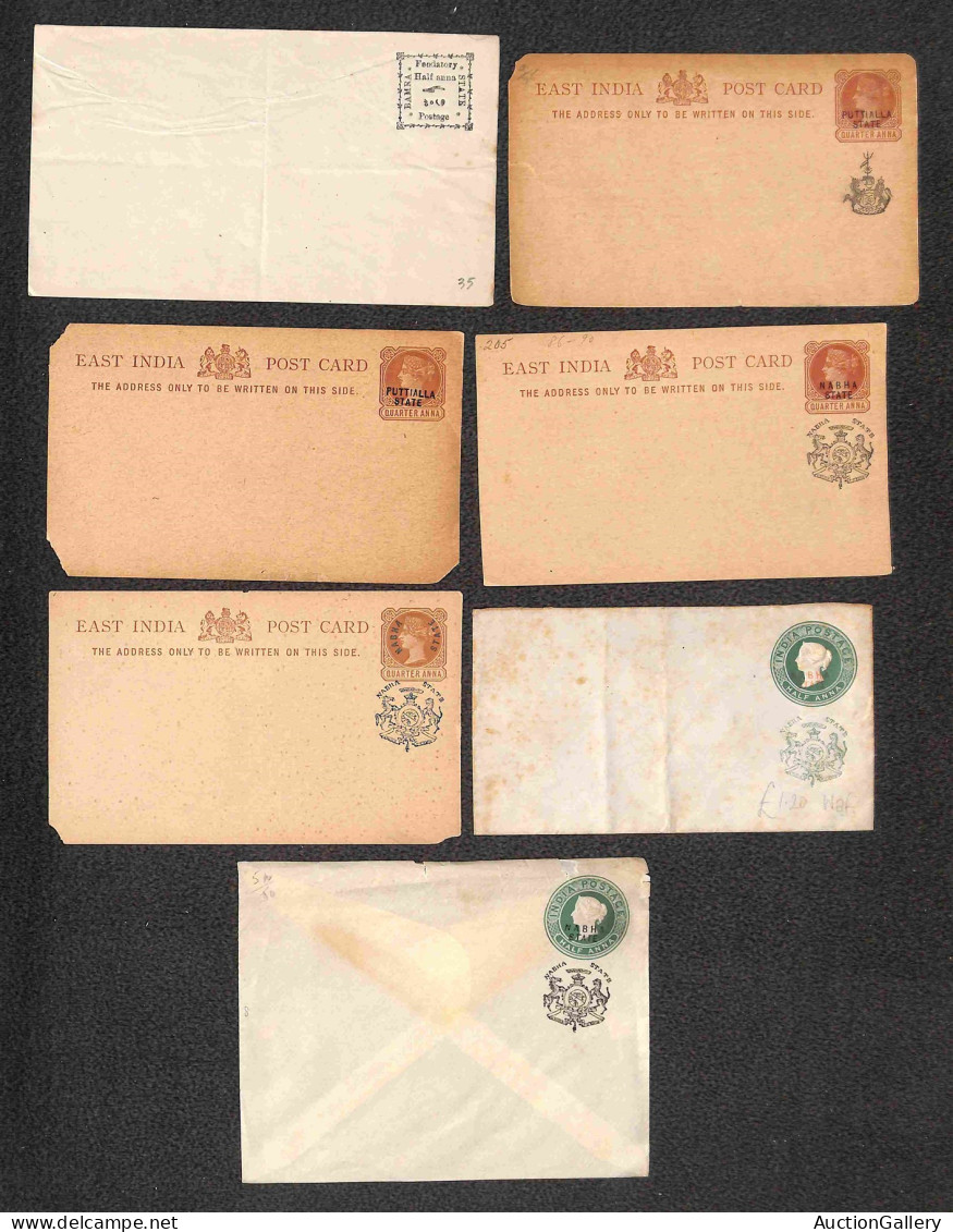 Oltremare - India - Jhind + Holkar + Bamra + Puttialla + Nabha - Tredici Cartoline E Buste Postali Nuove - Da Esaminare - Sonstige & Ohne Zuordnung