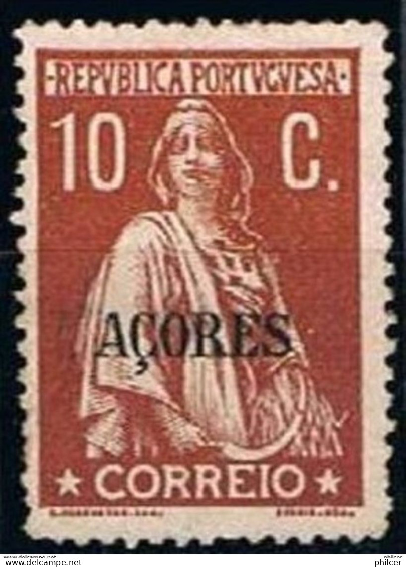 Açores, 1912/3, # 158 Dent. 15x14, MNG - Azores