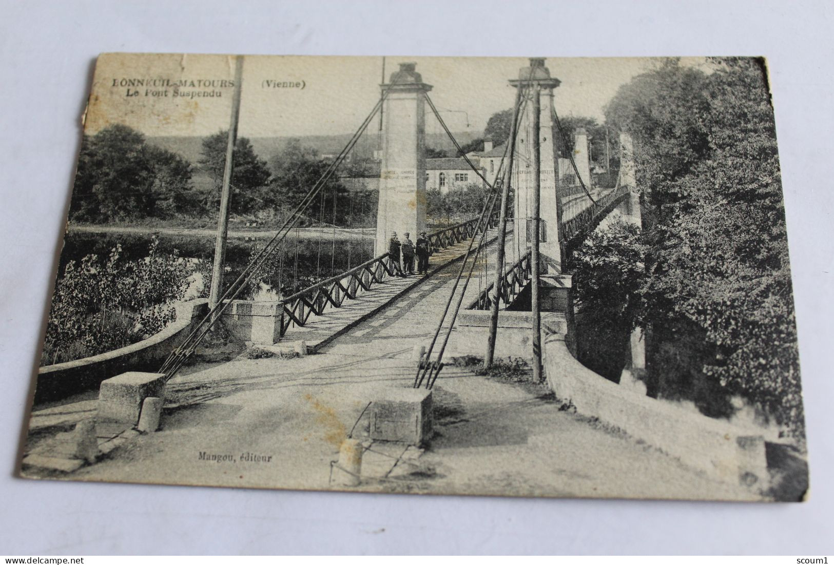 Lonneuil-matours - Le Pont Suspendu - 1923 - Altri & Non Classificati