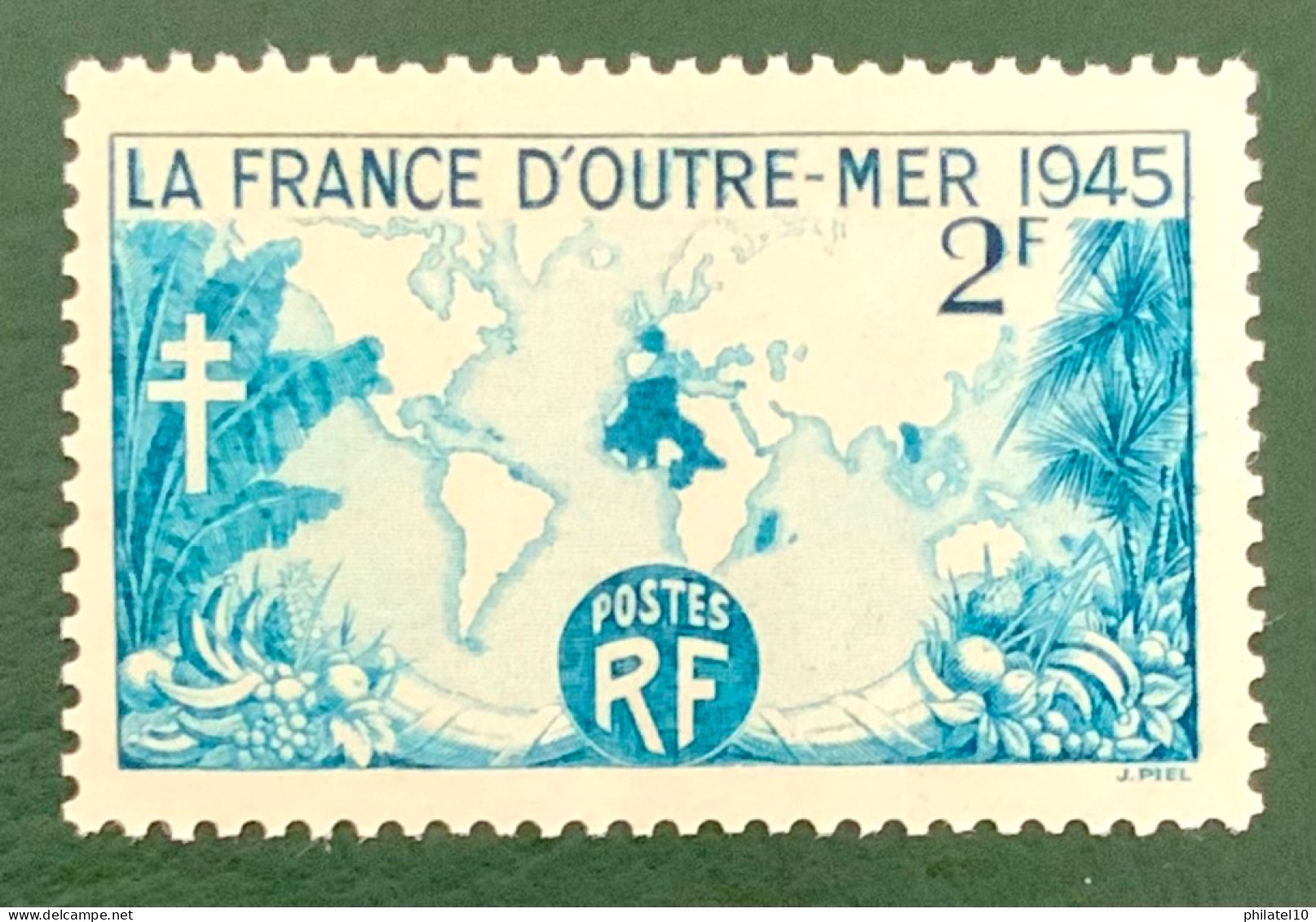 1945 FRANCE N 741 LA FRANCE D’OUTRE-MER - NEUF** - Unused Stamps