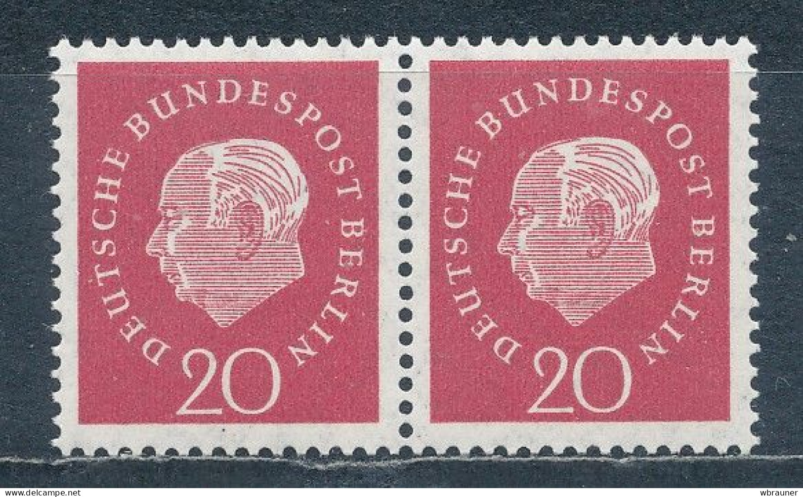 Berlin 184 V Waagerechtes Paar ** Mi. 20,- - Unused Stamps