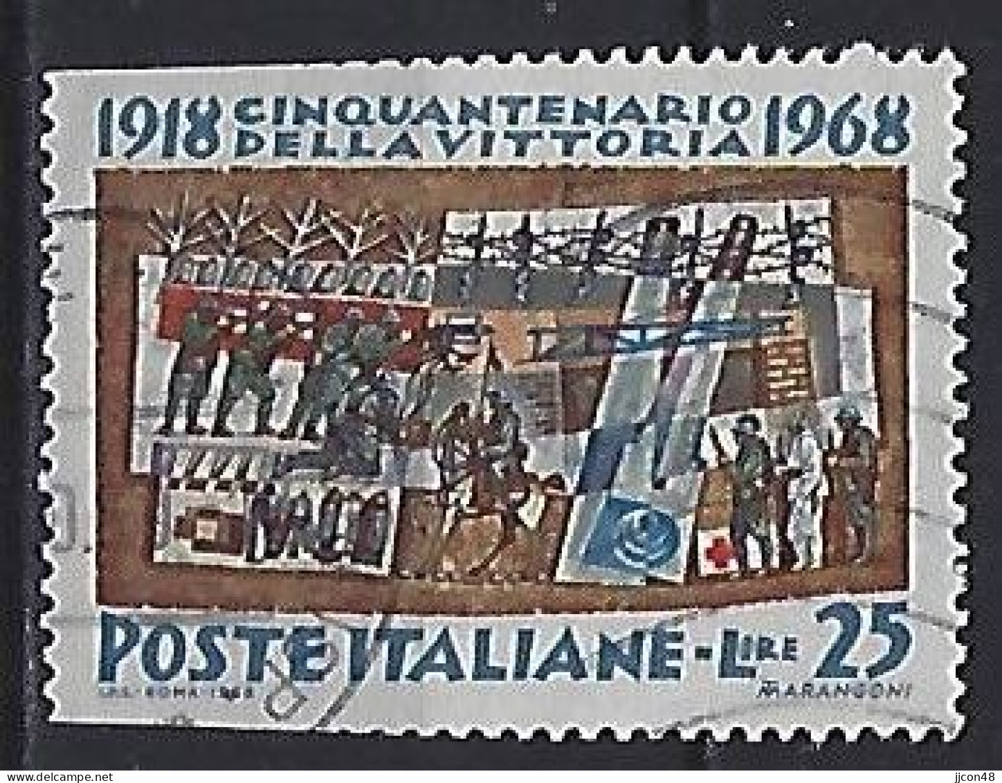 Italy 1968  50 Jahrestag Des Sieges Von 1918 (o) Mi.1284 - 1961-70: Afgestempeld