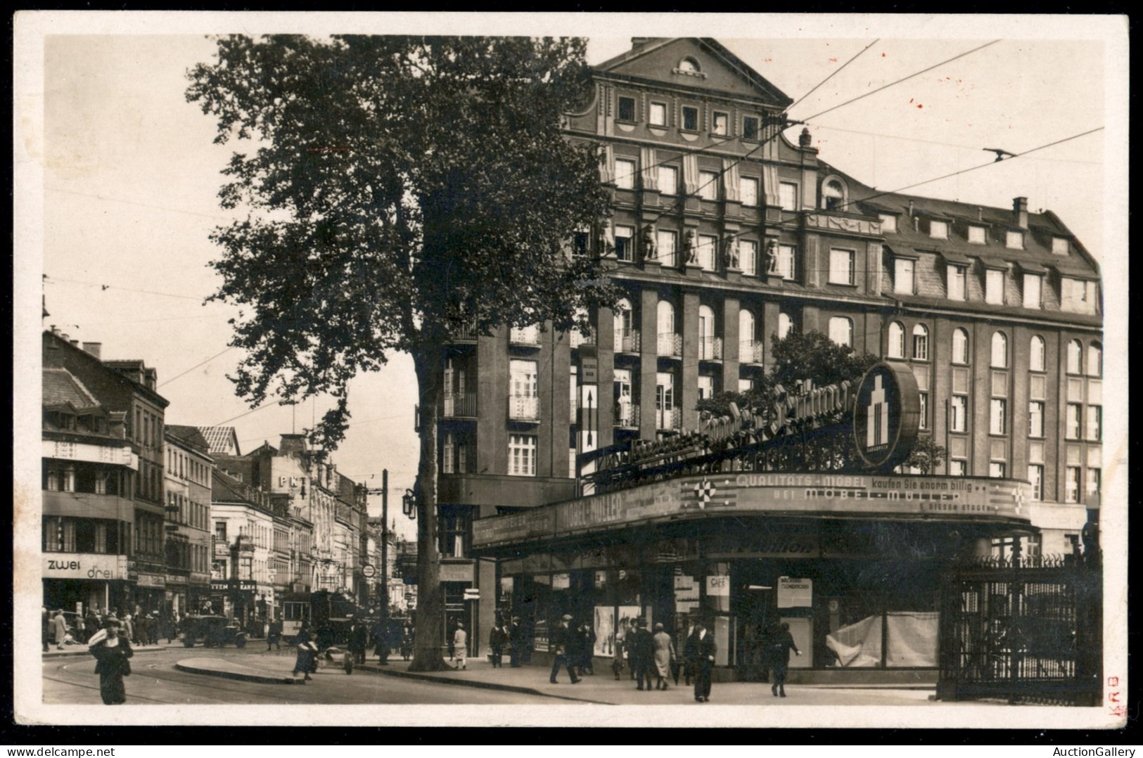 Zeppelin - Germania - 1933 (24 Maggio) - Zeppelin Romfahrt - Cartolina Da Illinge (Saar) Per Roma - Other & Unclassified