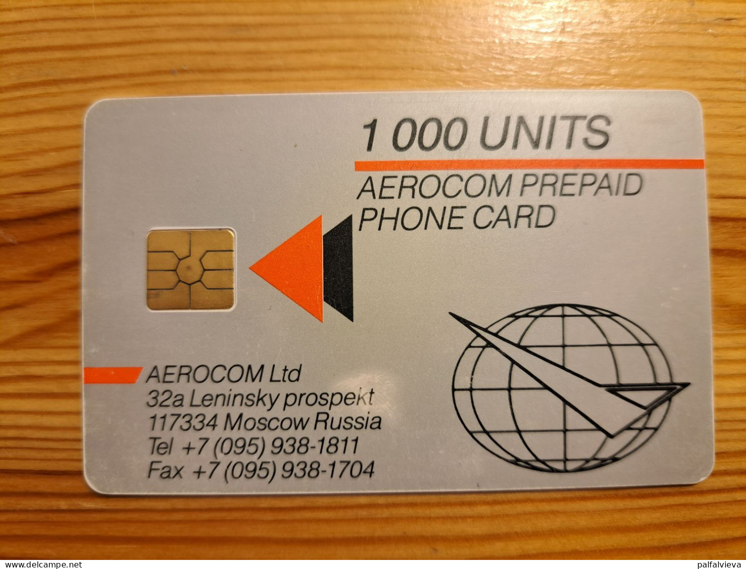 Phonecard Russia, Centr Telecom, Moscow, Aerocom - Space - Russia
