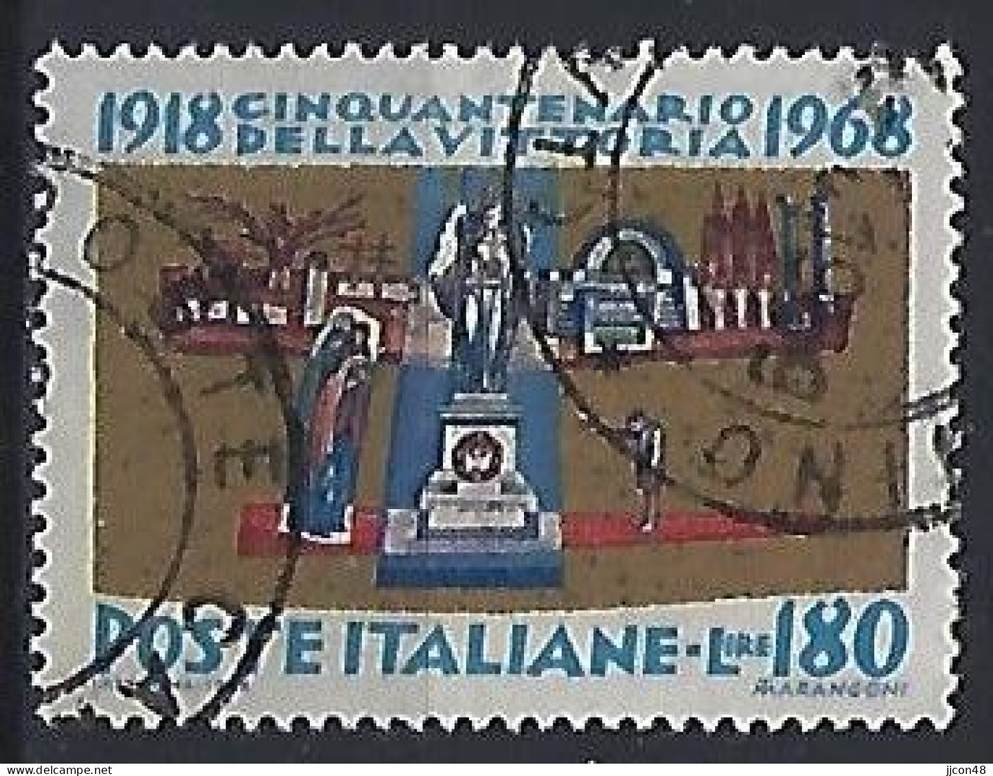 Italy 1968  50 Jahrestag Des Sieges Von 1918 (o) Mi.1288 - 1961-70: Gebraucht