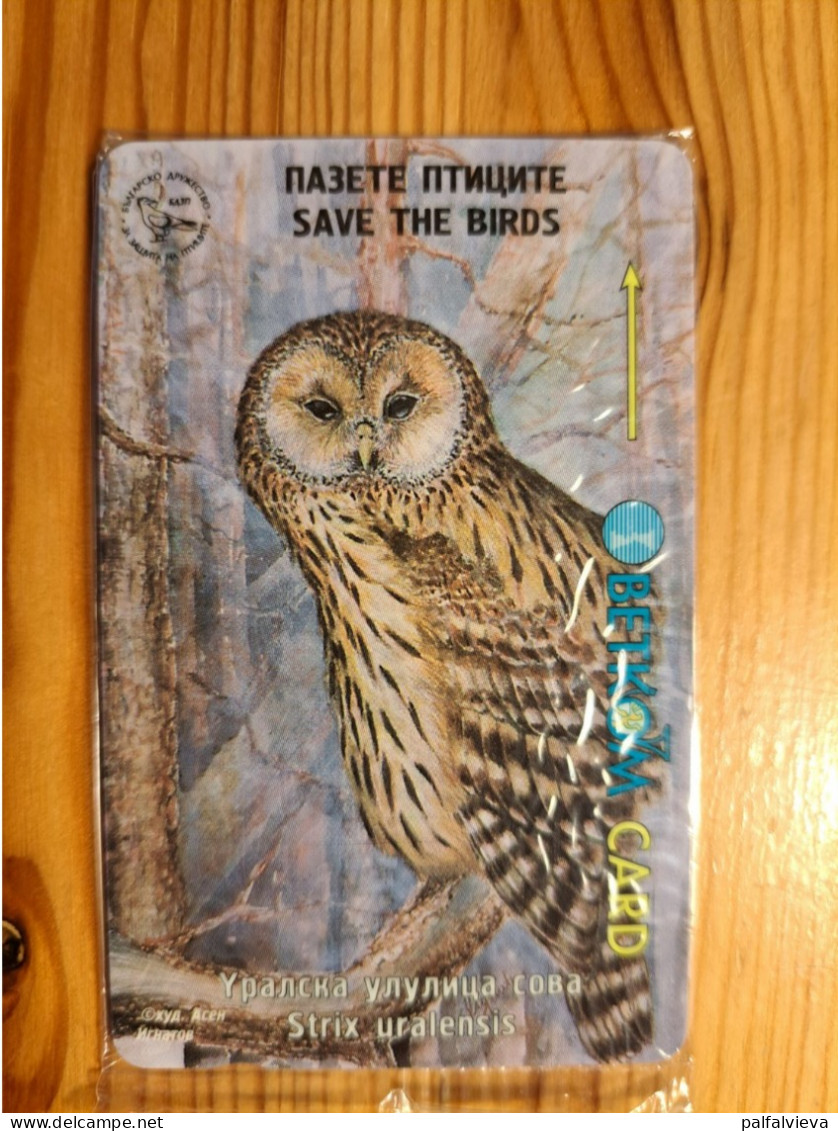 Phonecard Bulgaria 43BULC - Bird, Owl - Mint In Blister - Bulgarien
