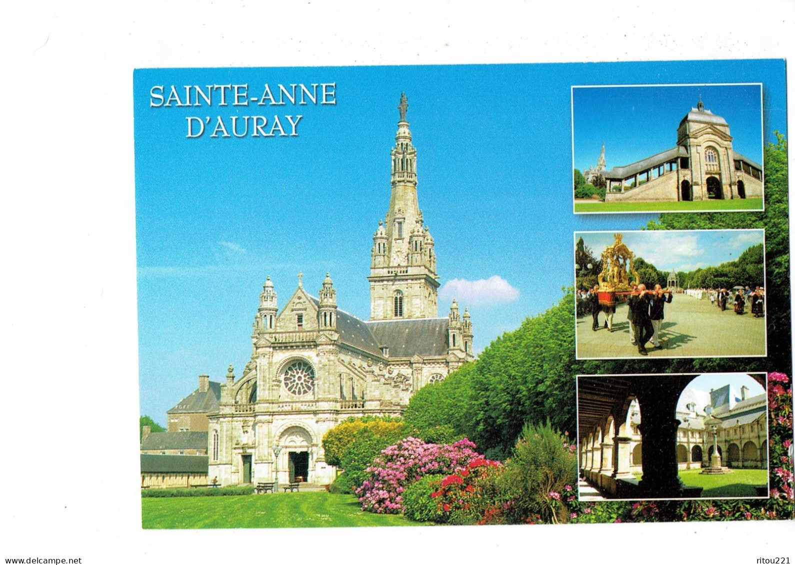 Cpm - 56 - Sainte Anne D'Auray - Basilique - Scala - Pèlerinage - Cloitre - Jos Le Doaré - Sainte Anne D'Auray