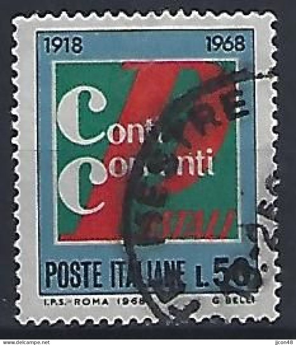 Italy 1968  50 Jahre Postscheckdienst (o) Mi.1289 - 1961-70: Oblitérés