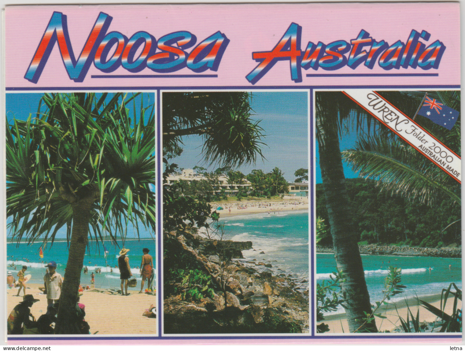 Australia QUEENSLAND QLD Wren Souvenirs Folder NOOSA 10 Postcard Views C2000 - Sunshine Coast