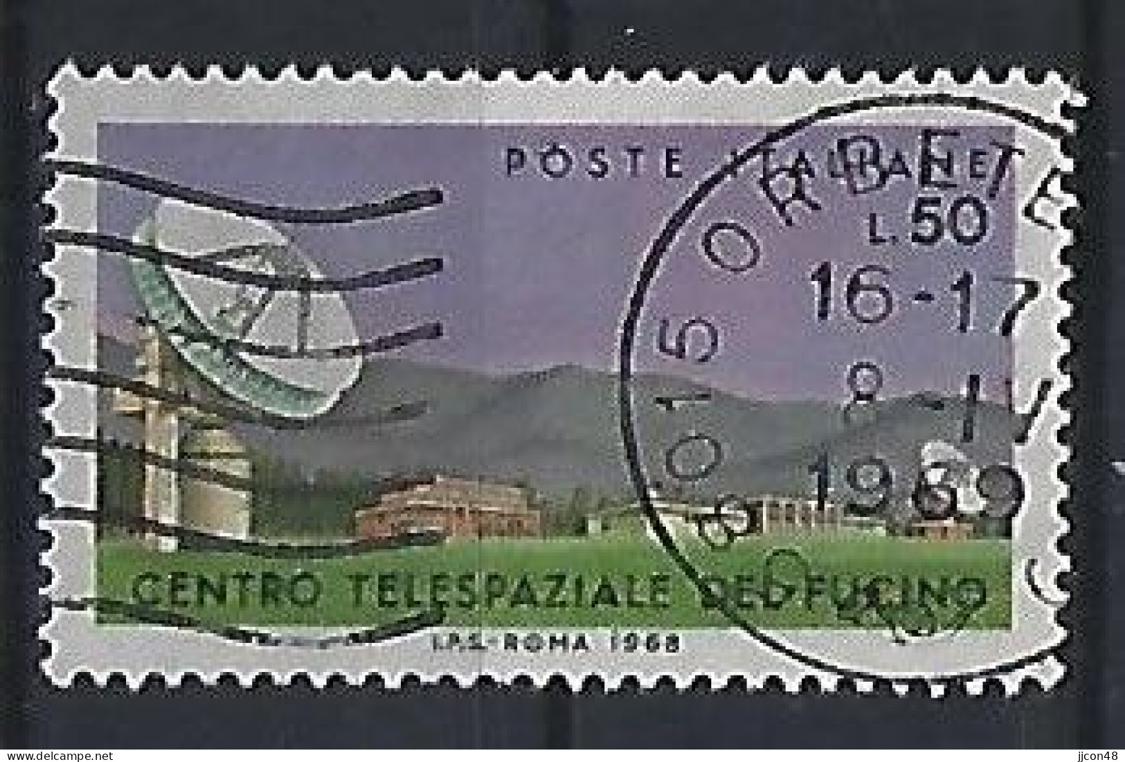 Italy 1968  Satellitenstation Auf Der Piana Del Fucino (o) Mi.1290 - 1961-70: Used