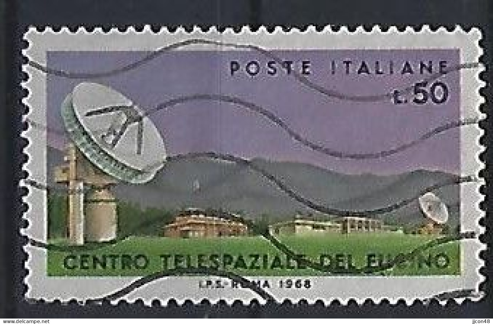 Italy 1968  Satellitenstation Auf Der Piana Del Fucino (o) Mi.1290 - 1961-70: Usati