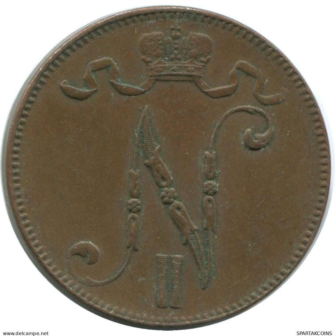 5 PENNIA 1916 FINLAND Coin RUSSIA EMPIRE #AB243.5.U.A - Finnland