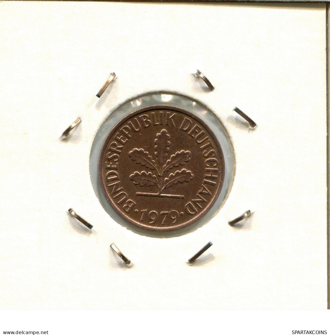 2 PFENNIG 1979 F WEST & UNIFIED GERMANY Coin #DC251.U.A - 2 Pfennig