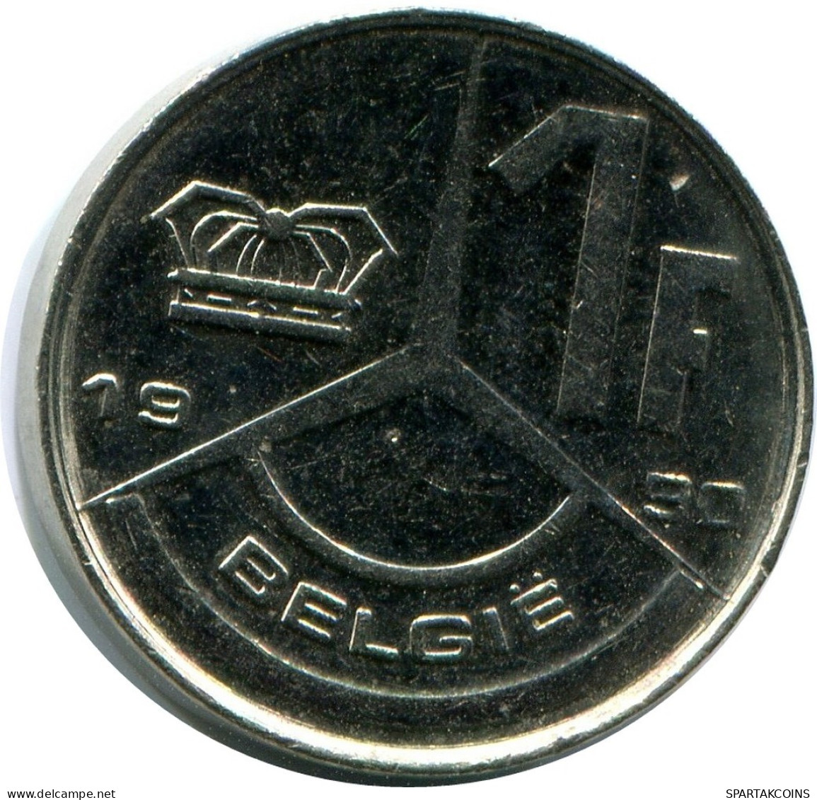 1 FRANC 1990 DUTCH Text BÉLGICA BELGIUM Moneda #AZ352.E.A - 1 Franc