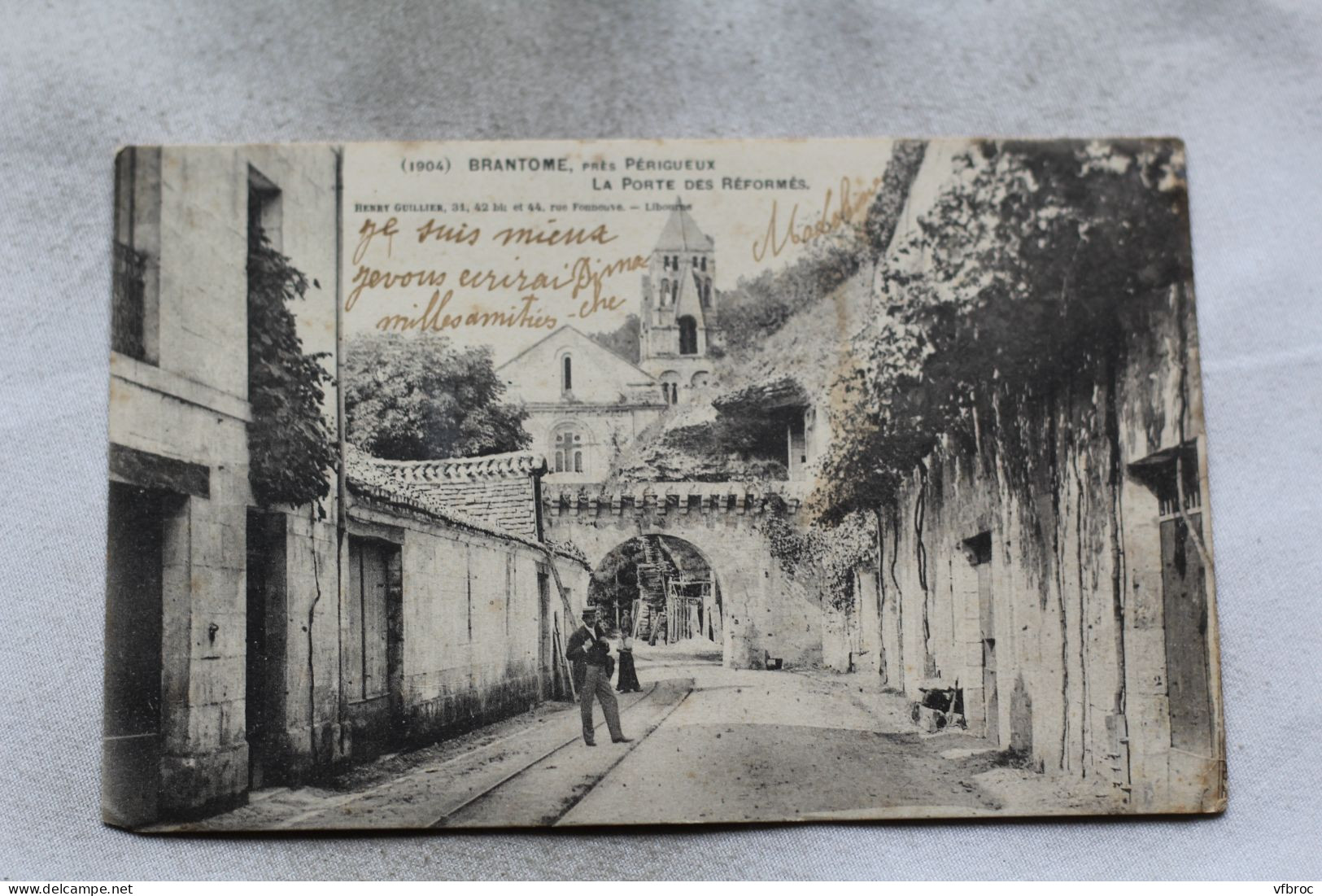 Cpa 1903, Brantome, La Porte Des Réformés, Dordogne 24 - Brantome