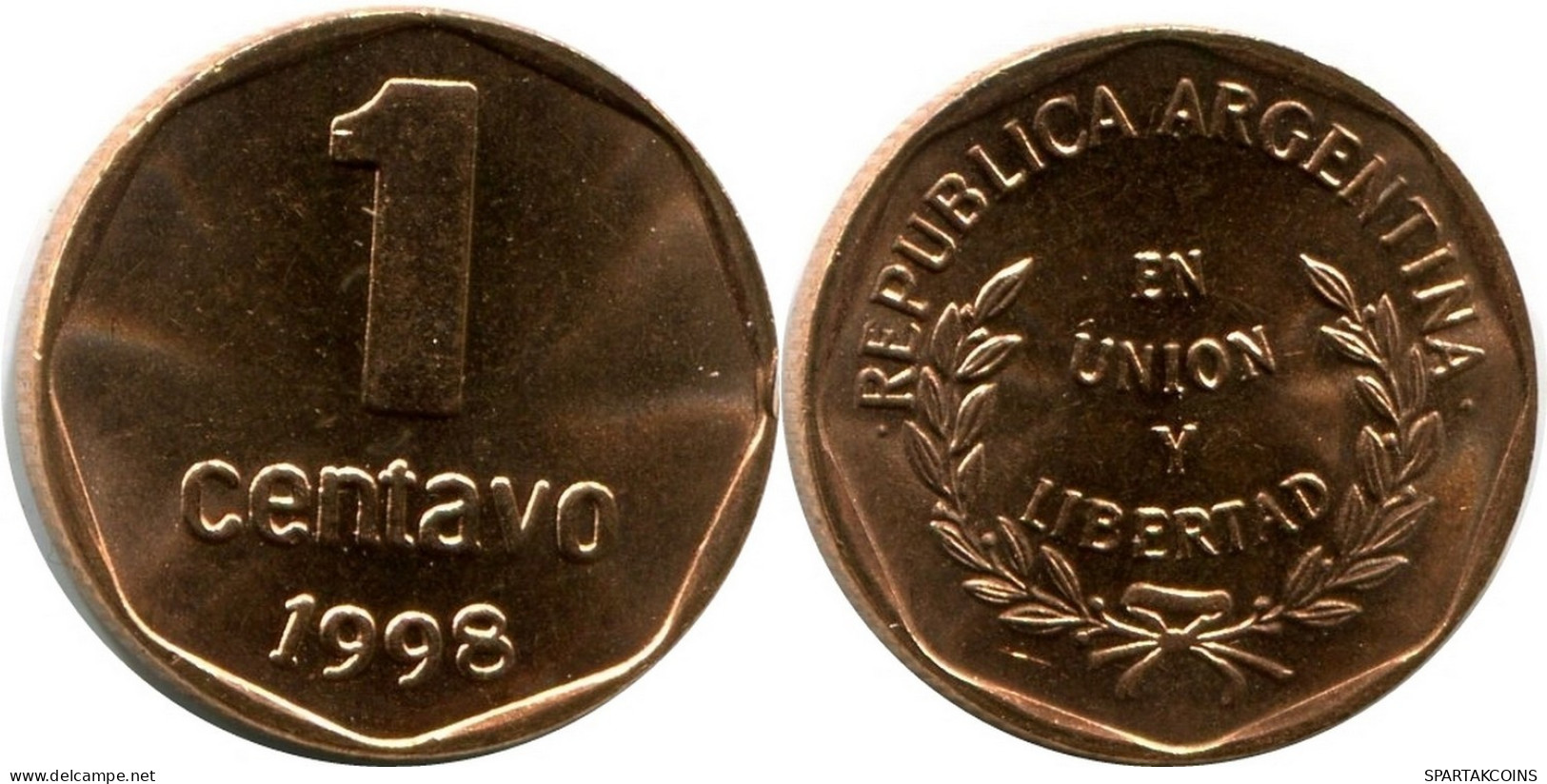 1 CENTAVO 1998 ARGENTINA Moneda UNC #M10063.E.A - Argentina