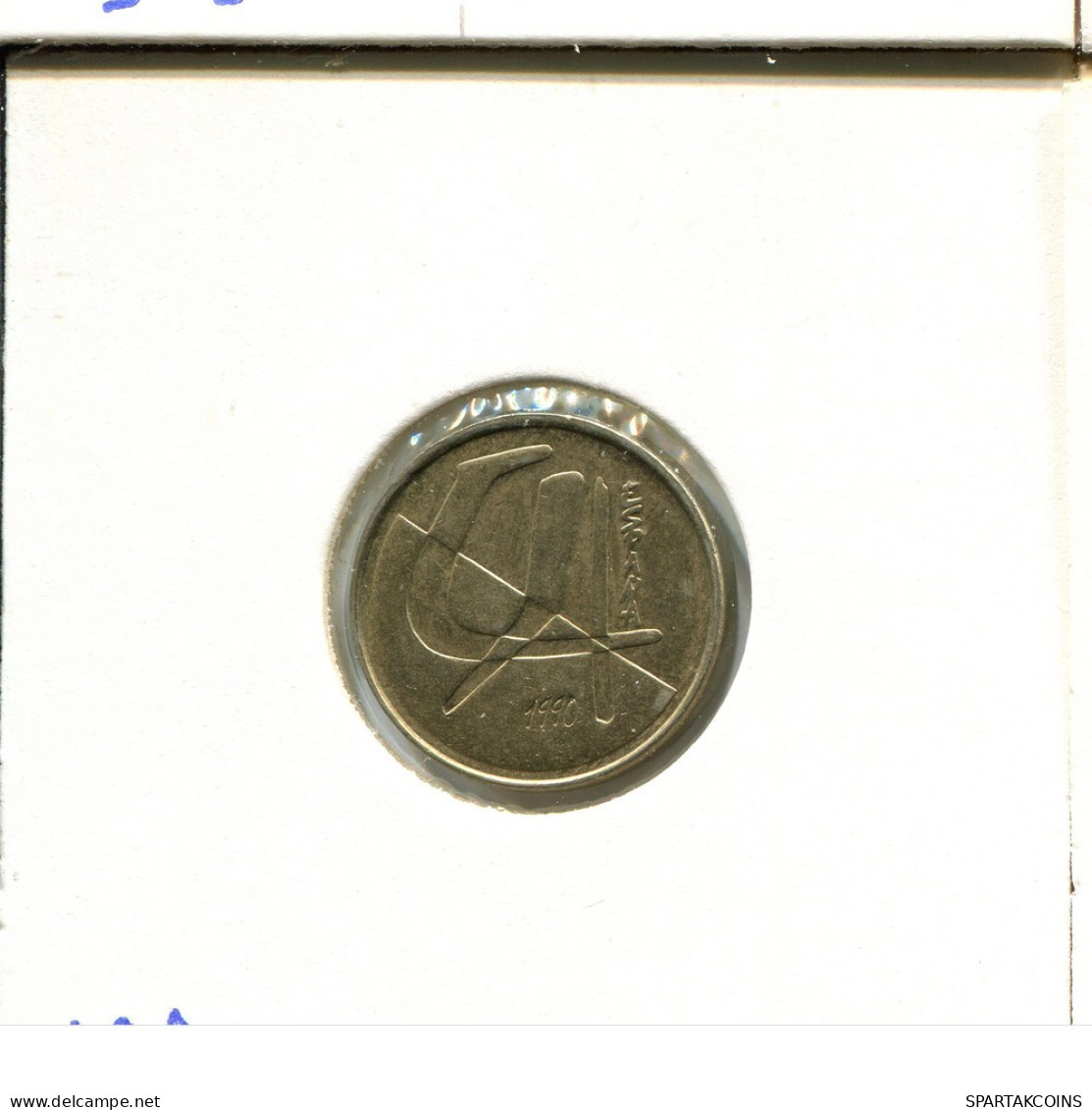5 PESETAS 1990 SPAIN Coin #AT917.U.A - 5 Pesetas