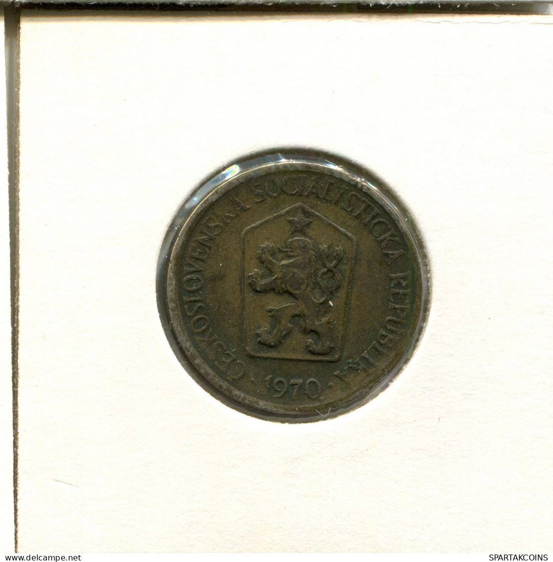 1 KORUNA 1970 CHECOSLOVAQUIA CZECHOESLOVAQUIA SLOVAKIA Moneda #AS965.E.A - Tchécoslovaquie