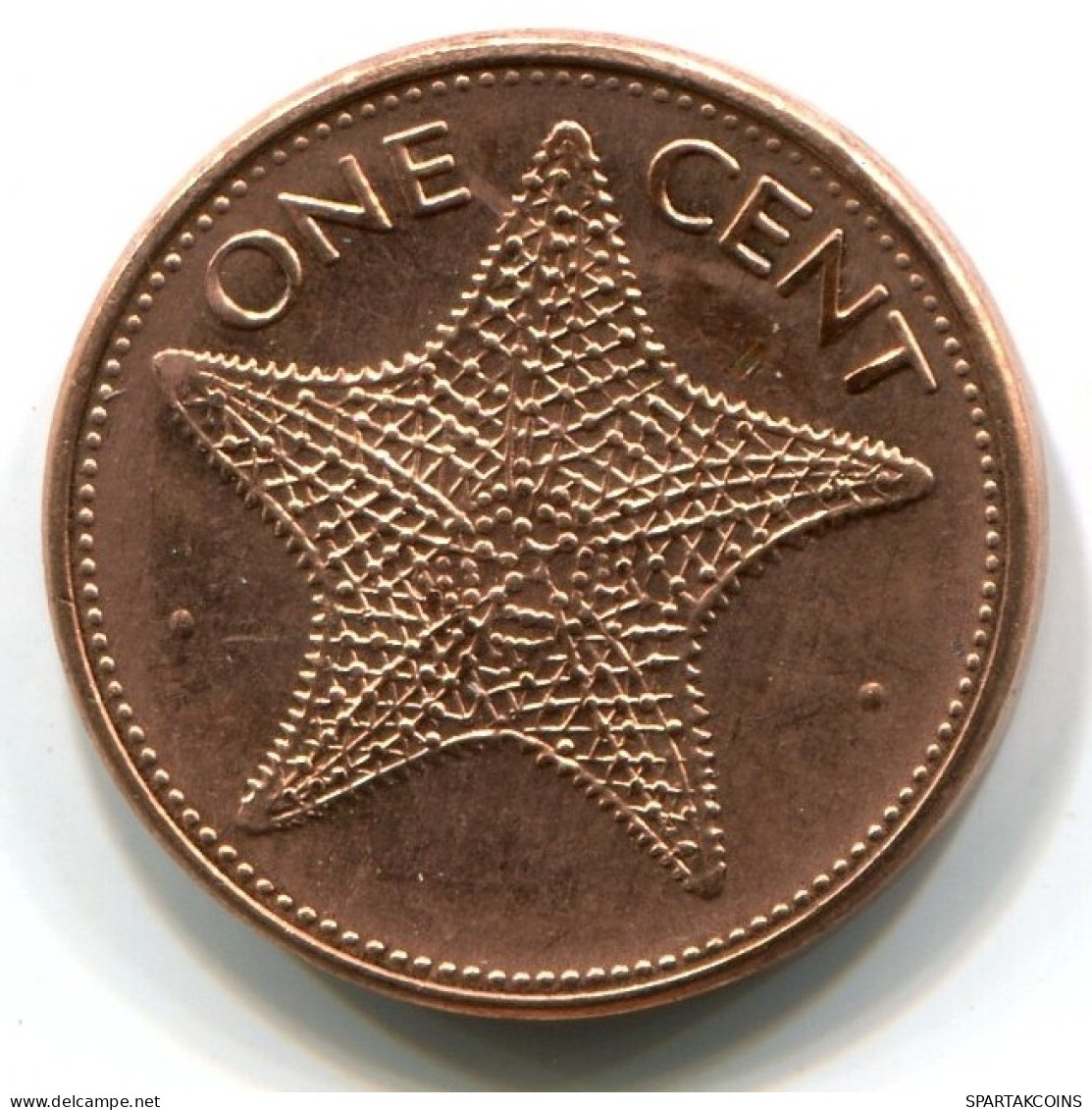 1 CENT 1998 BAHAMAS Coin UNC STARFISH #W11457.U.A - Bahamas