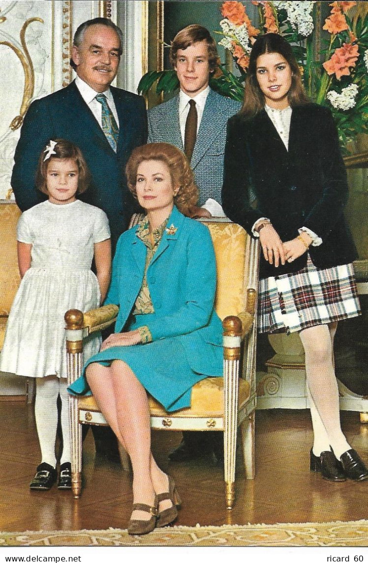 Cpsm Famille Princière De Monaco, Princesse Grace ... - Königshäuser